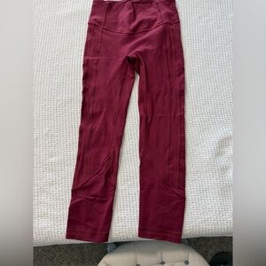 lululemon athletica Deep Berry High-Rise Leggings
